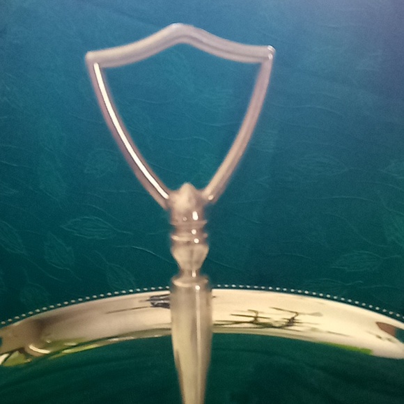 Very nice tiered tray for canapes, cookies, candy, fruit or veggies. - Picture 3 of 5